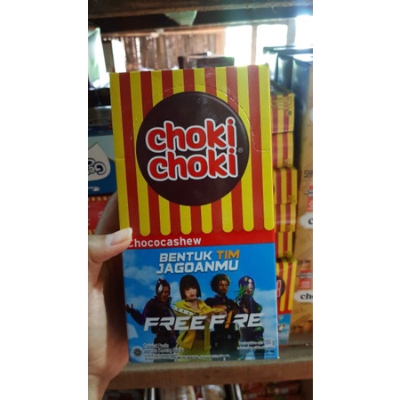 

CHOKI CHOKI COKLAT PASTA CHOCOCHASEW (ISI 20PCS)