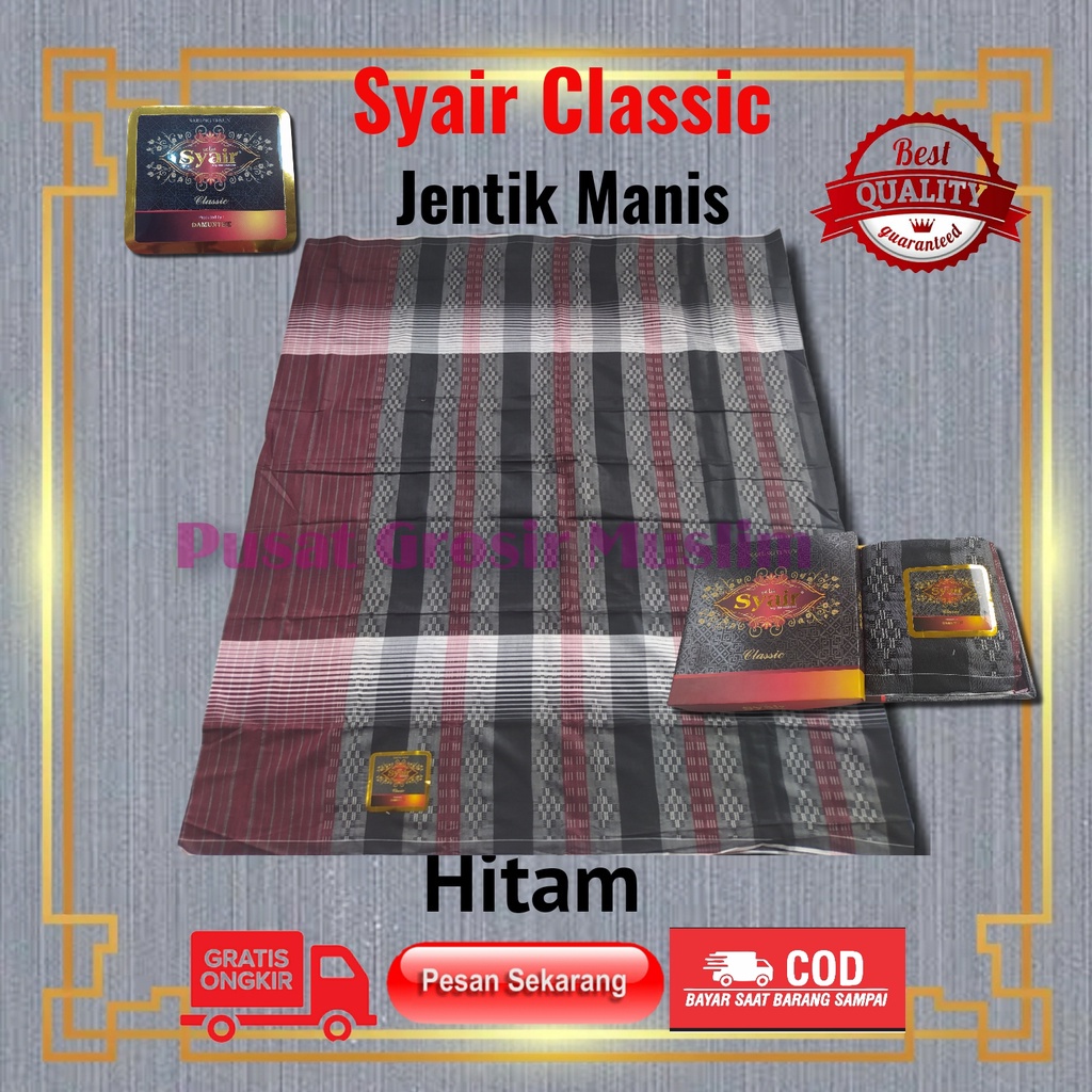 Sarung Syair Classic Sarung Murah Sarung Motif Kualitas Premium Jentik Manis