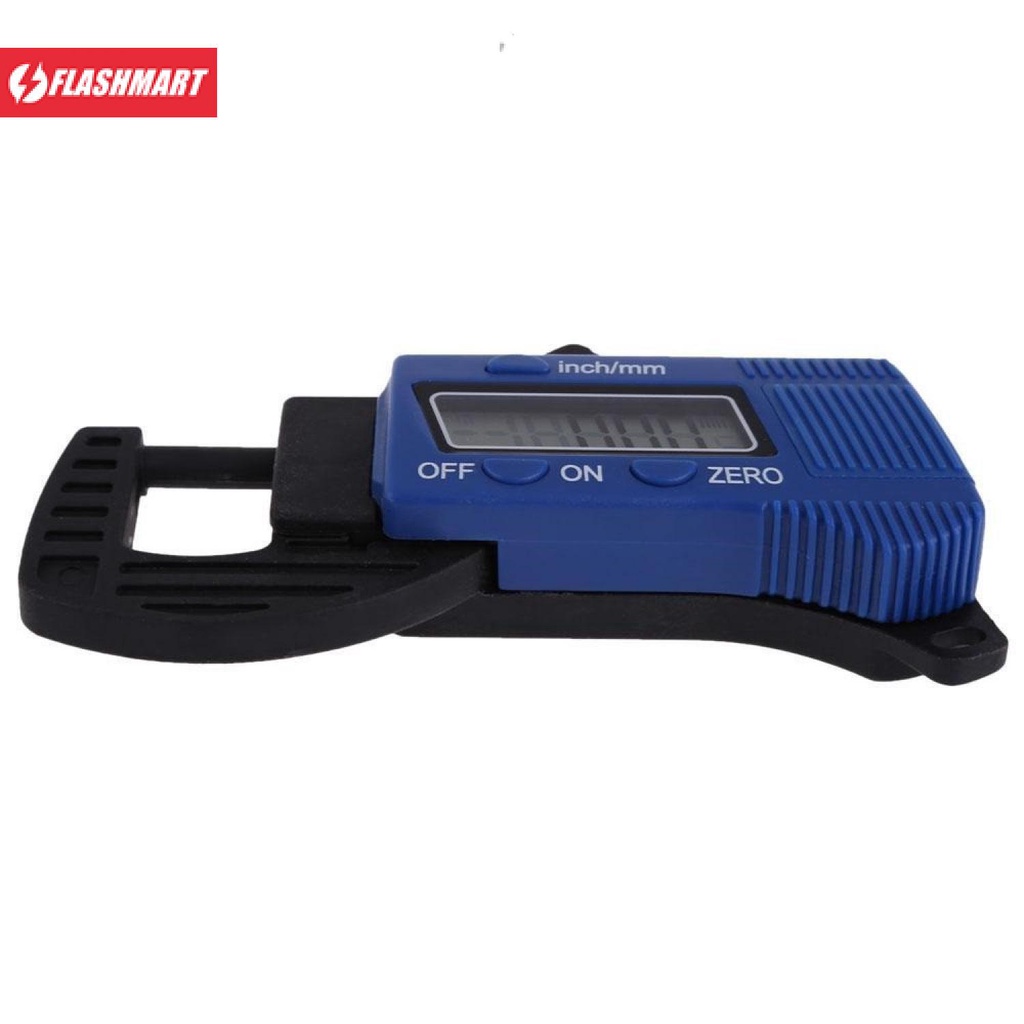 Flashmart Carbon Fiber Digital Thickness Caliper Micrometer Gauge - TDT25