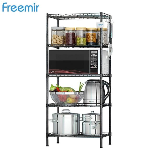 Freemir Rak Penyimpanan Besi Storage Rack Dapur Serbaguna 5 Susun