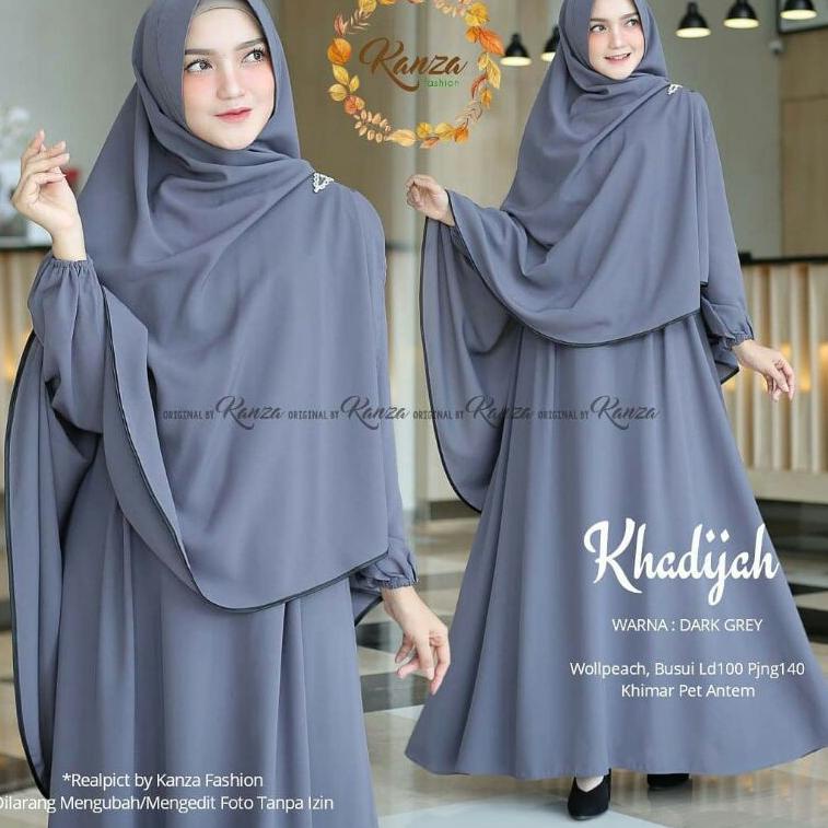 HOT SALE Baju Gamis Syari Wanita Terbaru Asli 2022 Pesta Kekinian Ceruty Ns Fc Asdf Busui Brokat Set