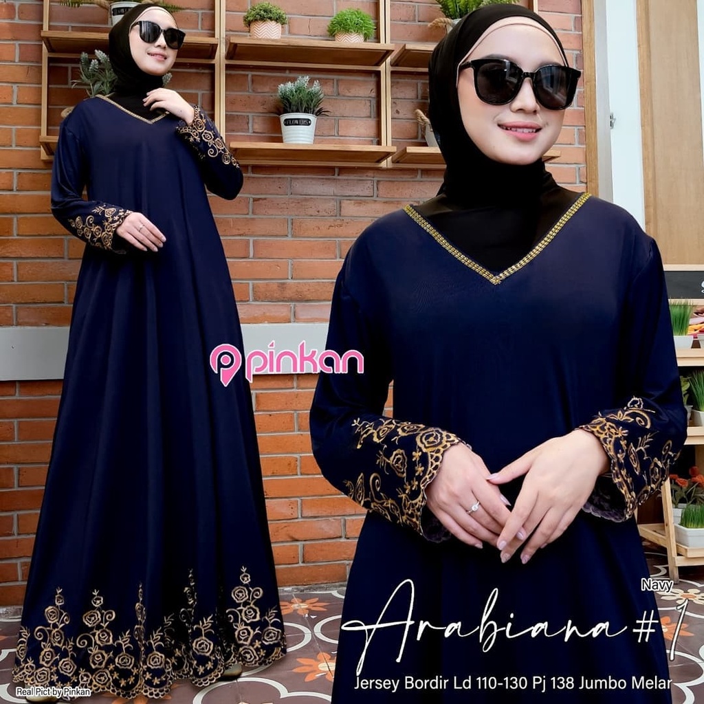 Dress Arabian #1 Turkey Maxy Turqi 2 Maxy Gamis Jumbo Jersey Motif Bordir xxxl Ld 130cm Arabian Abaya Gamis Lebaran Remaja Muslimah Terbaru Seragaman Pengajian Murah Gamis Kondangan Dress Wanita Muslimah Syar'i Gamis Polos Tebal Premium Warna Hitam