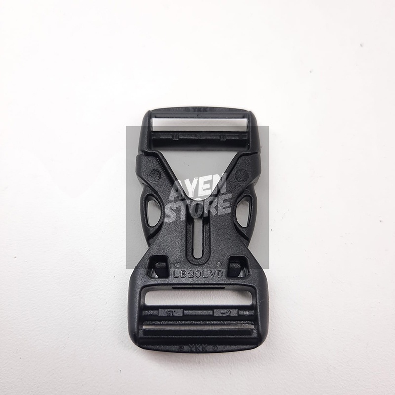 1PACK (100pcs) LB20LVD YKK BUCKLE ukuran  2 cm 20 mm LB 20 LVD Kunci Sodok