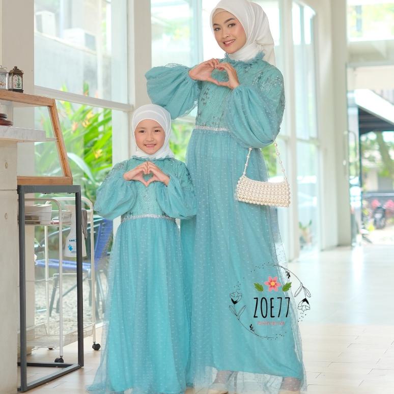 Terbaru Zoe.butiq zoe77 kinan kid - Gamis anak perempuan tanggung lebaran 2022 model gamis terbaru m