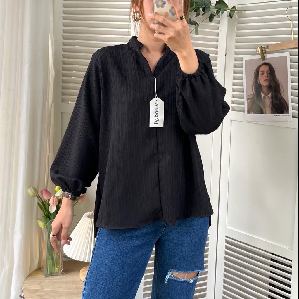 Atasan Wanita LadyCrush / Kemeja Cewek Korea / Blouse Lengan Panjang 143