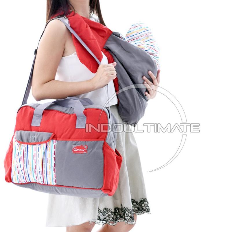 ❂ Tas Bayi JUMBO & MEDIUM SNOBBY Tas Perlengkapan Bayi Tas Snobby by-12 ➷
