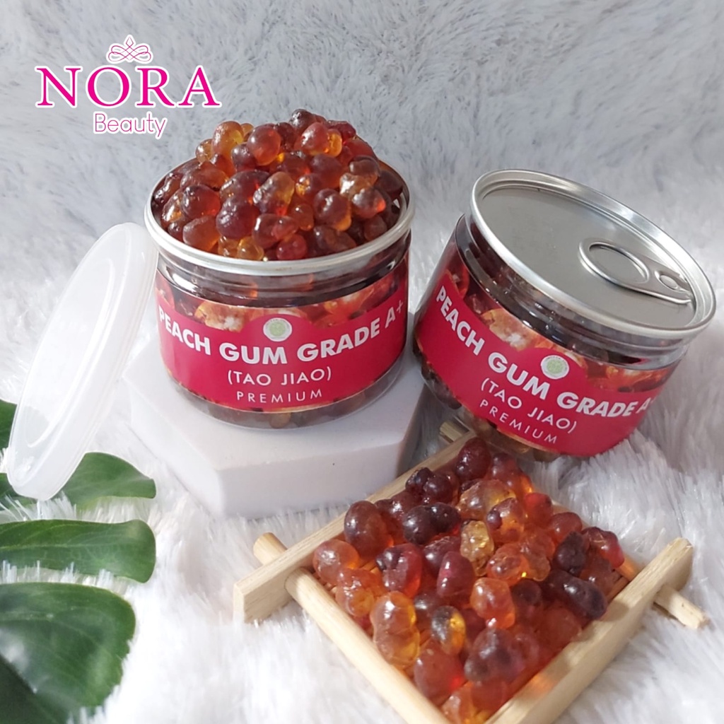 

Peach Gum Grade A+ Kemasan CAN Premium //murah