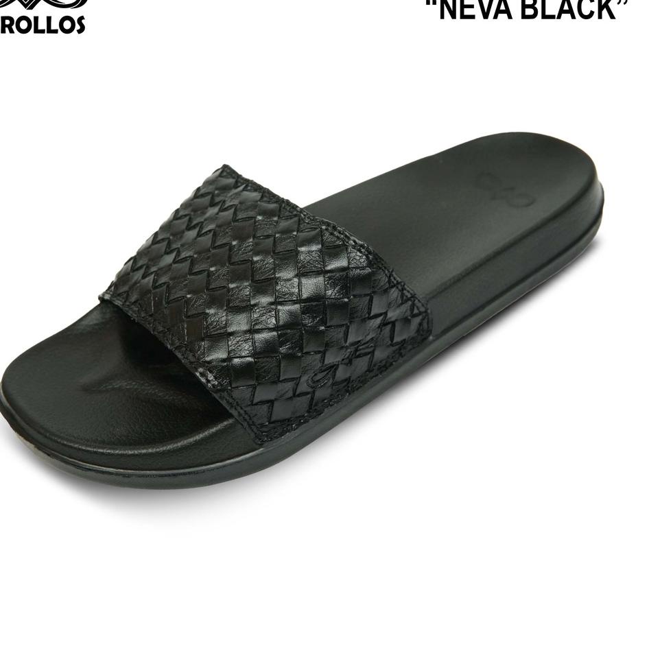 SANDAL SLIDE PRIA SENDAL FLIP FLOP – NEVA BLACK [BBA.20Fe23n]