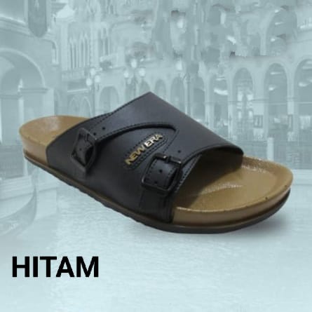 gof NEW ERA MB 8041 Sandal Karet Laki Laki Gesper Pinggir Nyaman murah anti air viral