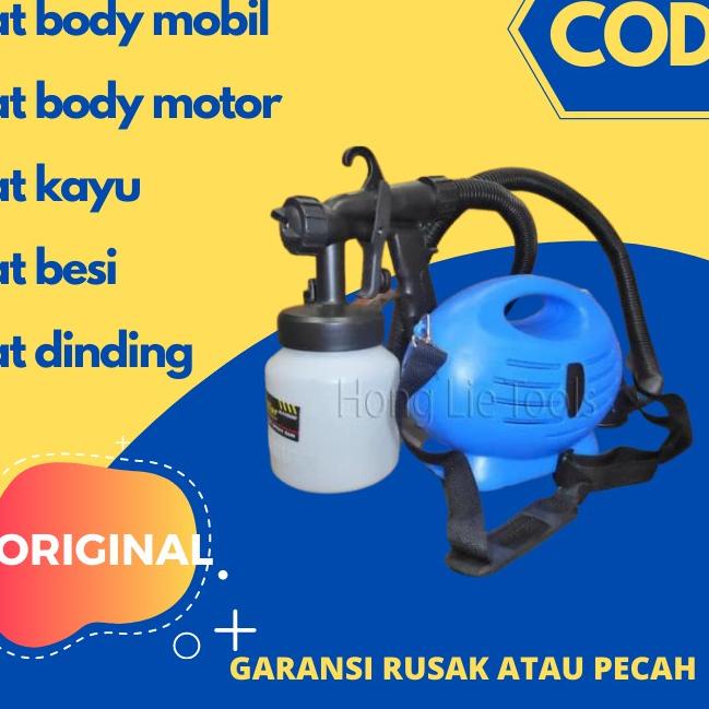 ⅎ KOMPRESOR MINI LISTRIK UNTUK CAT MOTOR MOBIL KAYU BESI DINDING DAN TINER PORTABLE ➴