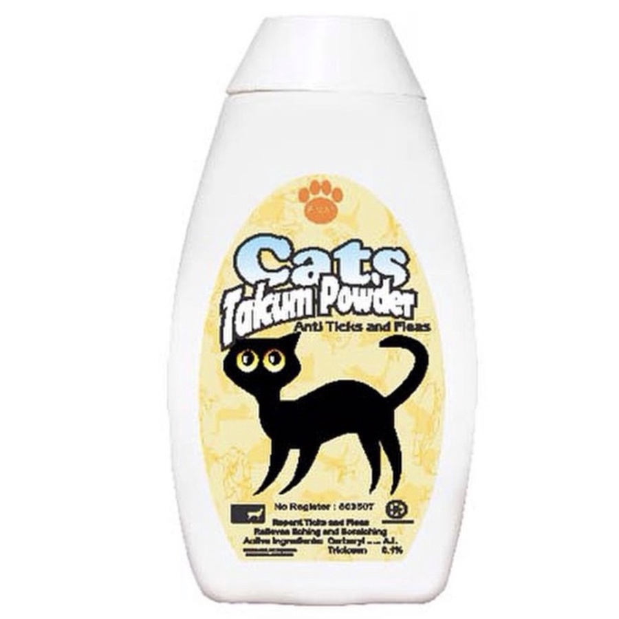 Talcum powder Cat bedak kucing anti kutu