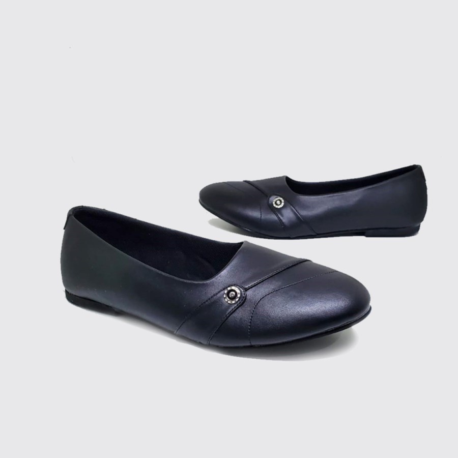 HANNA X ZAGIB FLAT SHOES | Sepatu Wanita Formal Big Size Oxford Pantofel Kerja Ukuran Besar 41-45