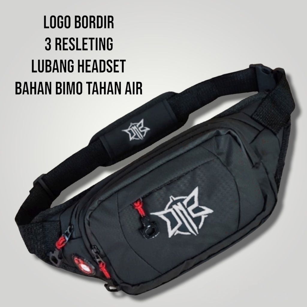 TAS SLEMPANG DNZ HITAM WATERPROOF