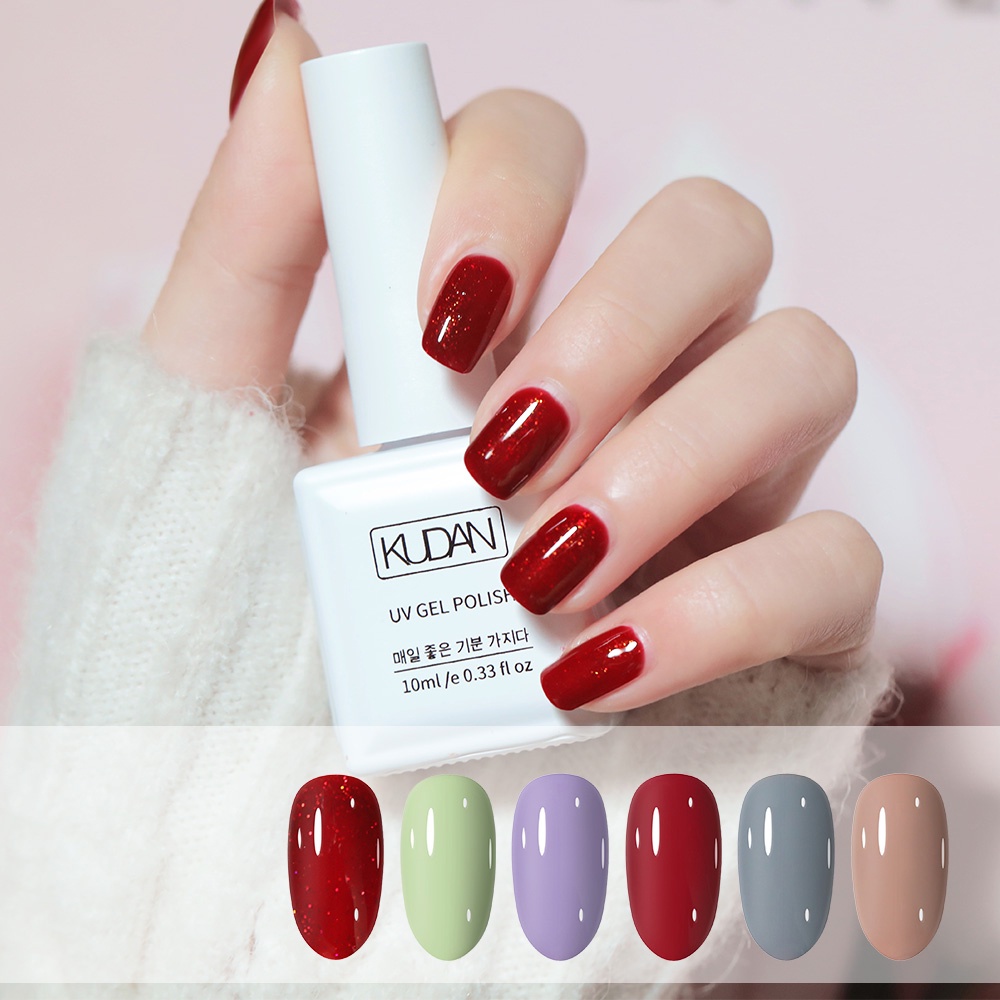 KUDAN Kutek Gel UV LED Nail Polish UV LED Halal Muslimah/polish Gel Kuku（1-50）