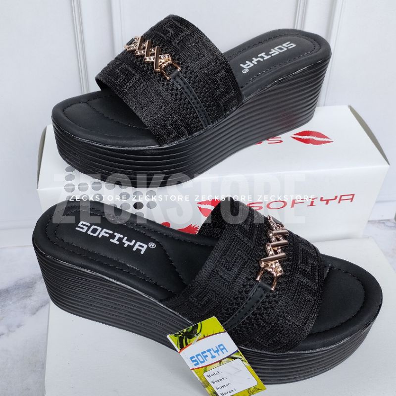 Wedges wanita pesta/wedges slop wanita/wedges mewah/wedges pesta/sandal wanita mewah/TERBARU Wedges 