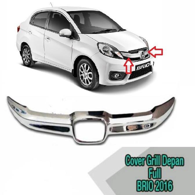 Cover Grill Depan New Brio 2016 Front Grille Cover Full Chrome Cover Grill Depan