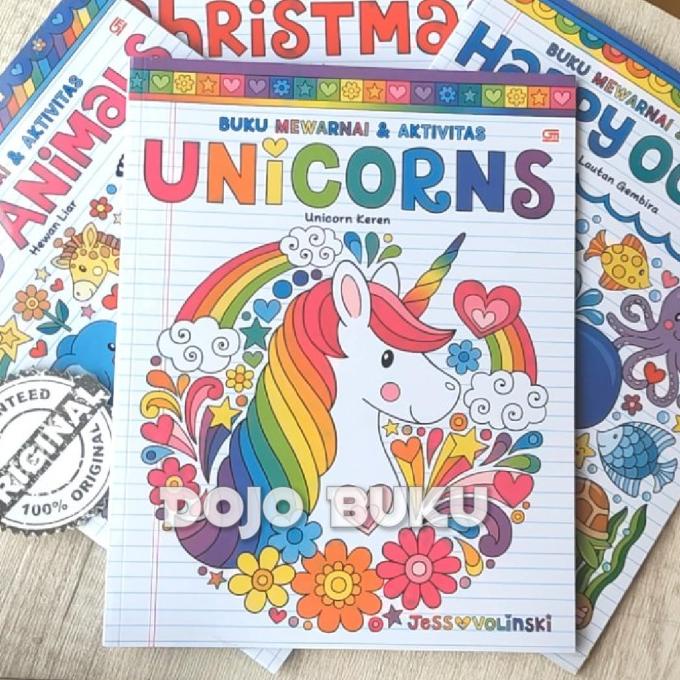 

Buku Mewarnai & Aktivitas: Unicorn Keren By Jess Volinski
