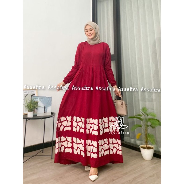 GAMIS TWILL MOTIF TERBARU ADEM DAN TEBAL RESLETING DEPAN