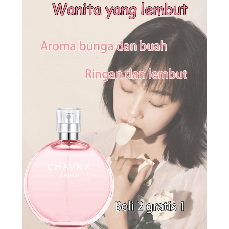 PARFUM wanita Perfume Parfum Wanita Parfum tahan lama 50ML Parfum Bunga Dan Buah Segar dan mengharukan Wewangian tahan lama