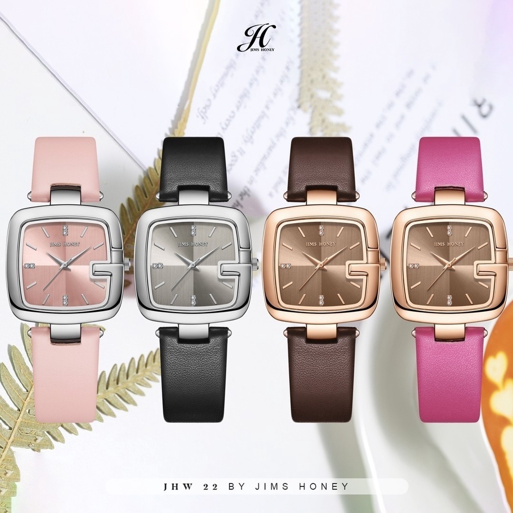 JIMS HONEY JHW 22 Jam Tangan Wanita Cewek Jimshoney Murah Elegan Fashion Casual Terbaru