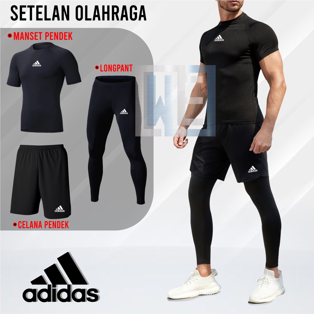 Setelan running setelan olahraga pria wanita baju futsal setelan gym baju running celana running baj