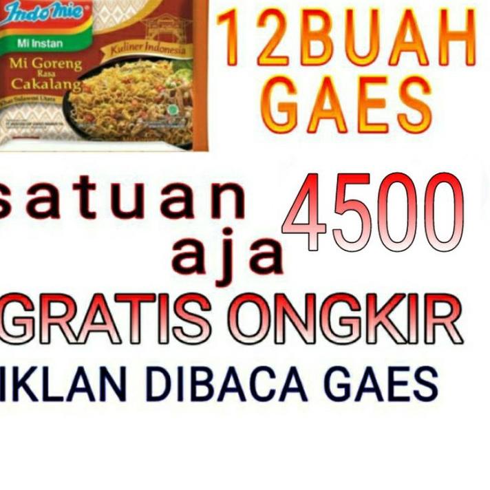 

♘ Indomie Cakalang GORENG Mie Instan 12 buah ◙