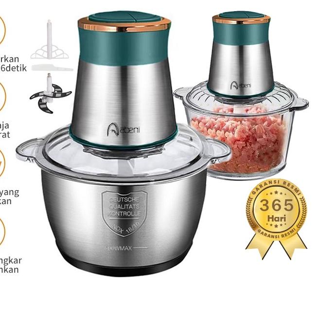 ☎ Abeni Penggiling Daging Serbaguna/Sepenuhnya otomatis Meat Grinder chopper 2L  blender Chopperdagi