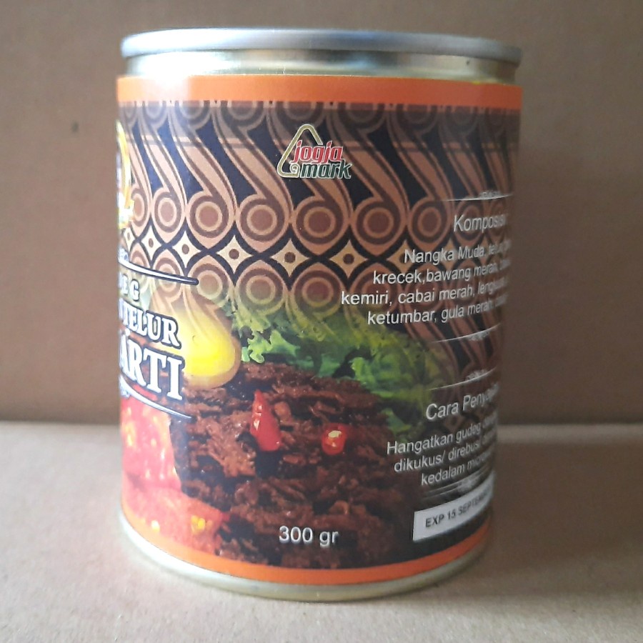 Gudeg Kaleng Mercon Telur Bu Narti - 300Gram