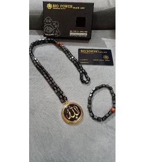 ✻ kalung dan gelang bio power black jade ☈
