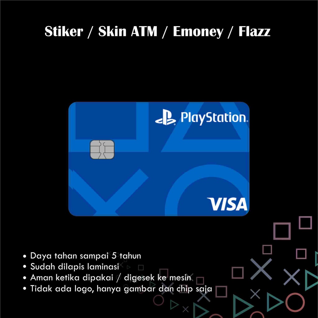 

Stiker ATM / Flazz / Emoney / Garskin / Skin Kartu Playstation