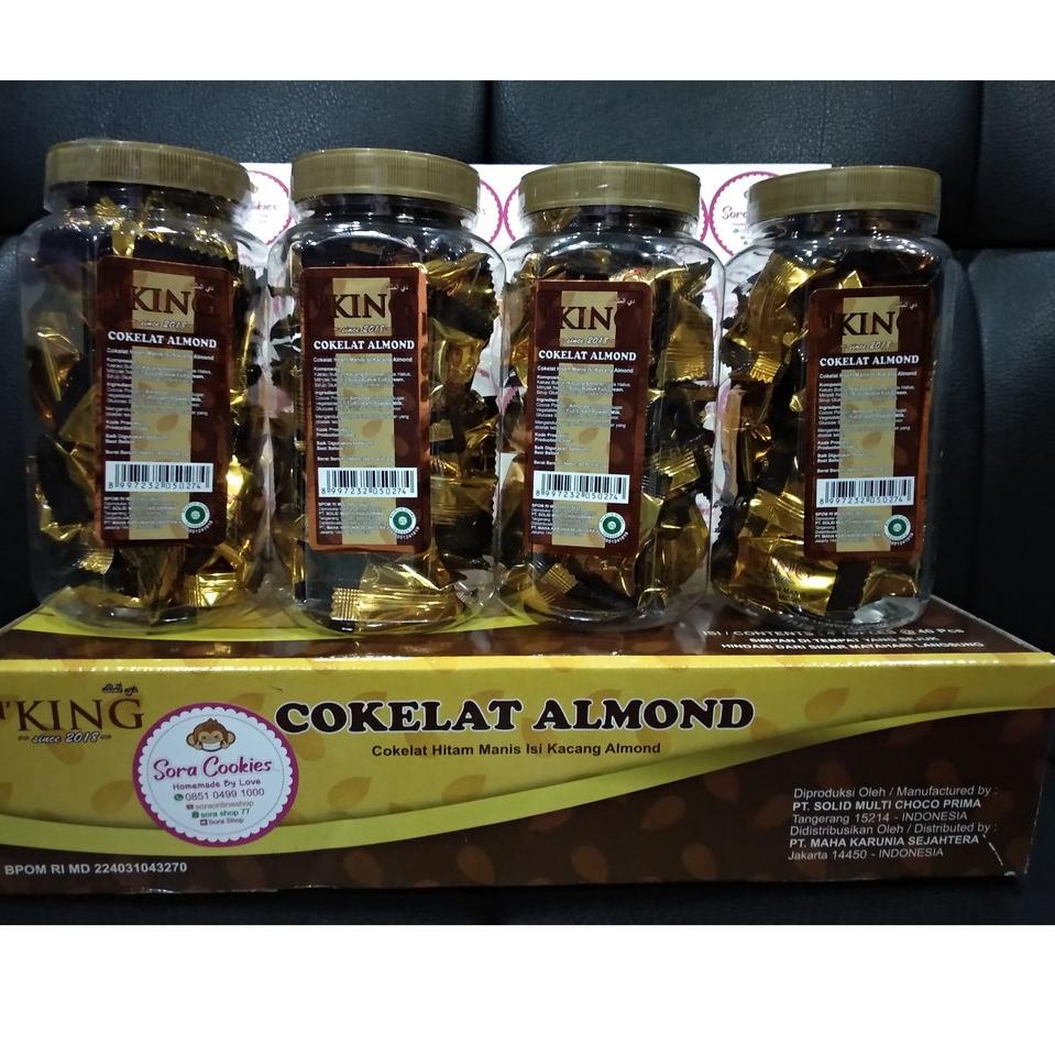 

Hot Saleb0B5n 1 Dus (Isi 4 toples) Coklat Almond d' KING