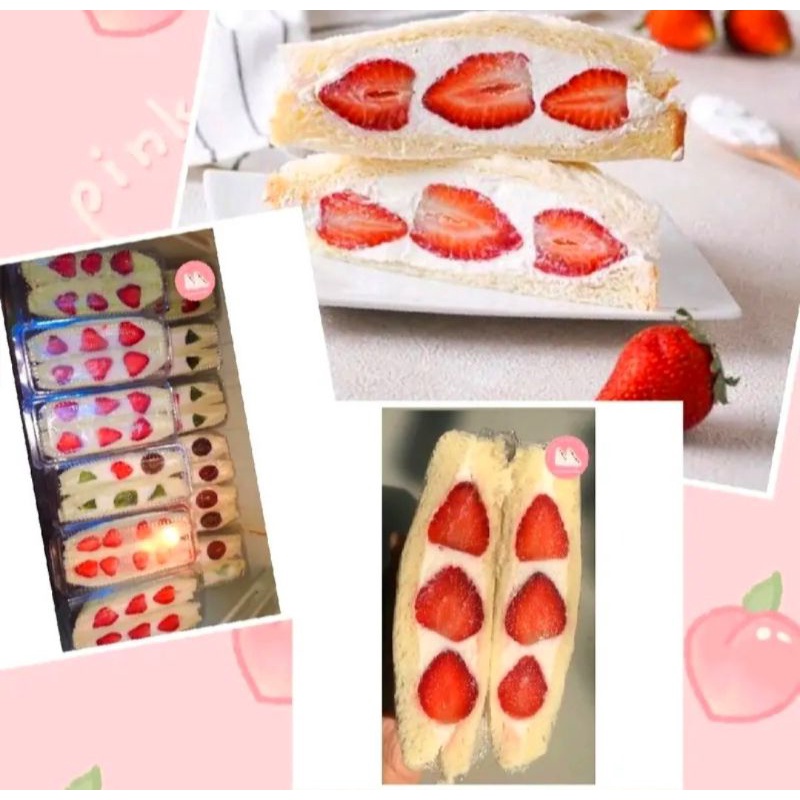 

SANDWICH BUAH STRAWBERRY/JAPANESSE FRUIT SANDO