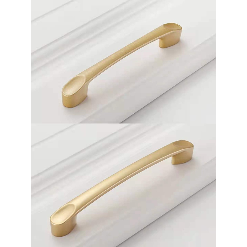 Handle lemari Handle Emas Hitam Gold Tarikan Laci Minimalis Modern Bulat Gagang Pintu Lemari