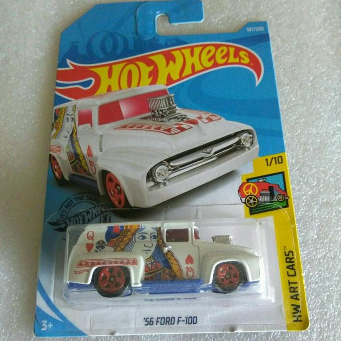 HOT WHEELS 56 FORD F-100. HOT WHEELS 56 FORD F100. HW ART CARS. 2018.