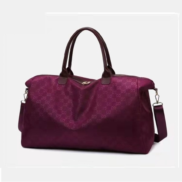 BJ60035 - BLACK/GRAY/KHAKI/PINK/PURPLE/REDWINE - TAS GYM TRAVEL BAG DUFFELL BAG NYLON KOPER TAS BEPERGIAN WANITA FASHION IMPORT MODIS ELEGAN TERMURAH TERLARIS TERBARU BAGSTORE JAKARTA TAS BATAM ZC0035 MIRIP CR7861