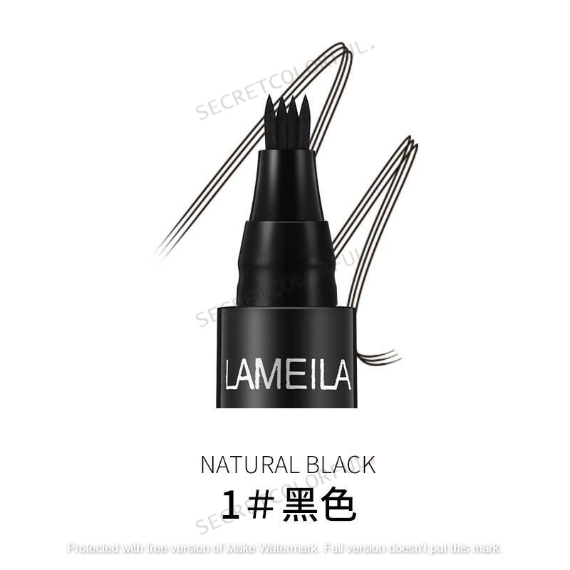 LAMEILA Eyebrow Waterproof Natural Pen Four-claw Tip Long Lasting