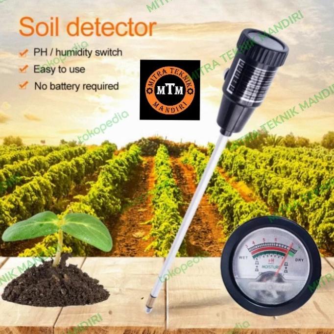 Alat Ukur Ph Tanah Soil Ph Detector Moisture Tester Meter