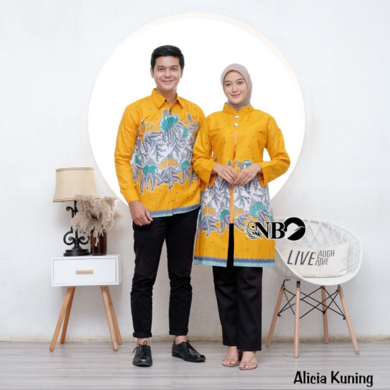 NEW ALICIA COUPLE BEST SELLER COUPLE BATIK MOTIF TERBARU