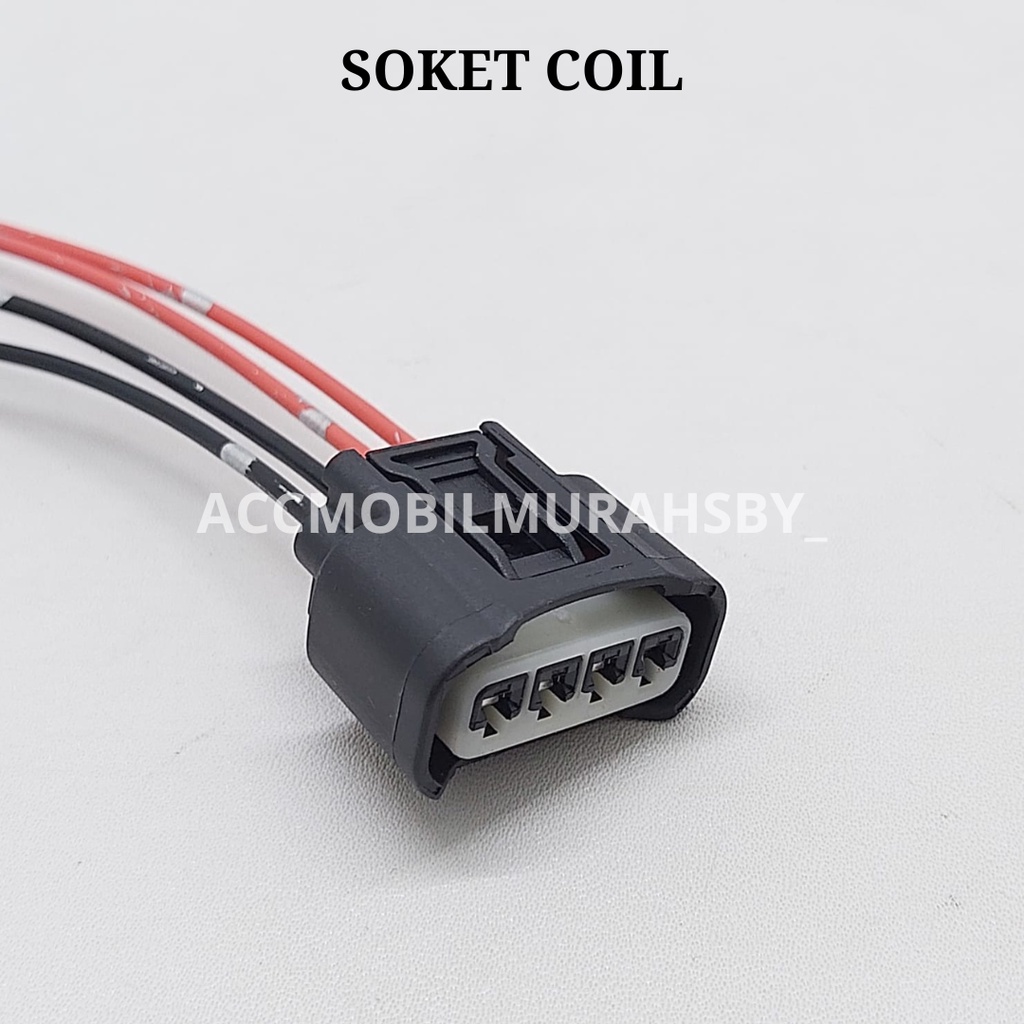 SOCKET IGNITION COIL - SOKET KOIL AVANZA / XENIA / RUSH / TERIOS / INNOVA / YARIS / VIOS KABEL BINTIK