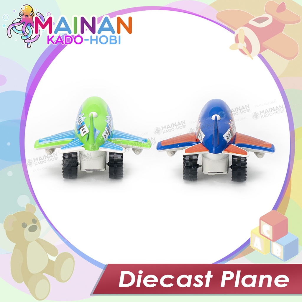 KADO MAINAN ANAK MINIATUR DIECAST KENDARAAN AIR BUS PESAWAT TERBANG