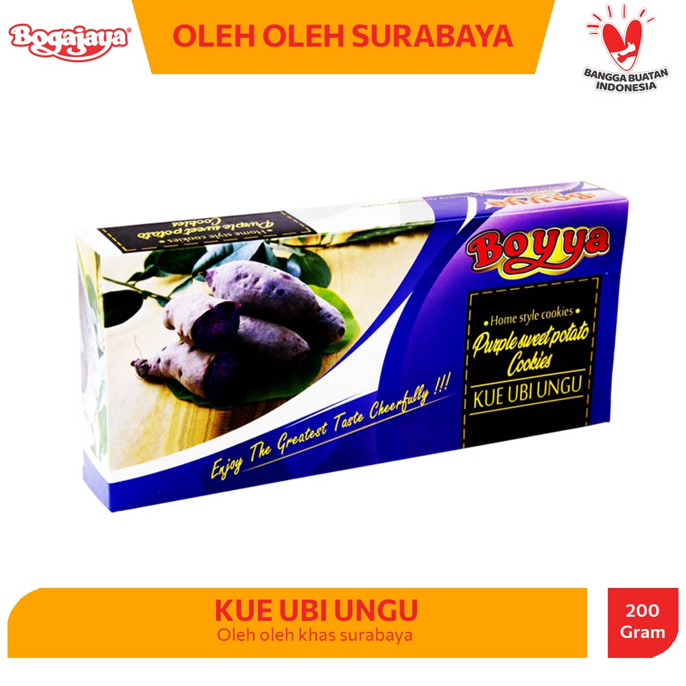 

KUE UBI UNGU BOYYA KHAS SURABAYA / OLEH-OLEH SURABAYA KUE ENAK & GURIH 250 GRAM