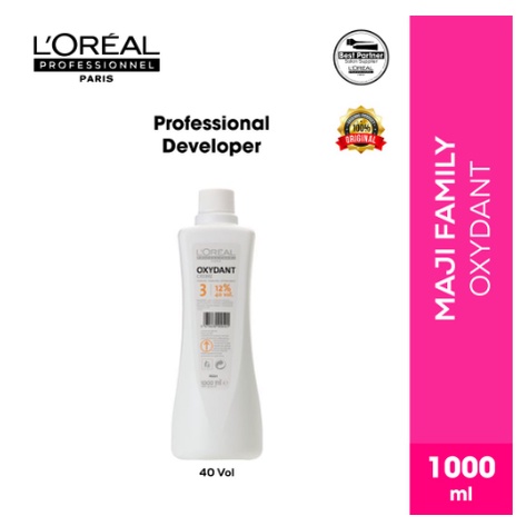 Loreal Oxydant Cream 1.000ml / 1L  6%, 9%, 12%, developer semir/color