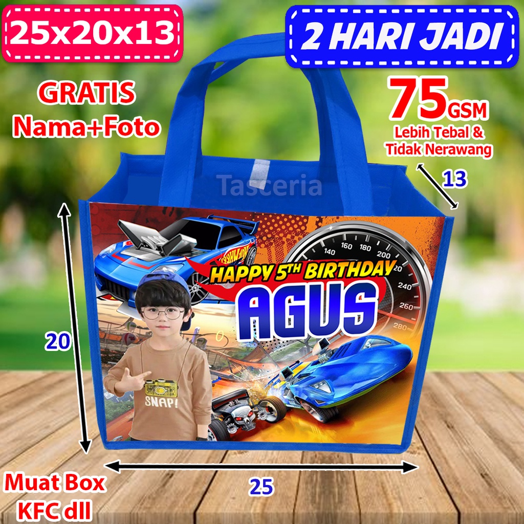 

Tas Ultah Custom Desain Anak Hotsweel