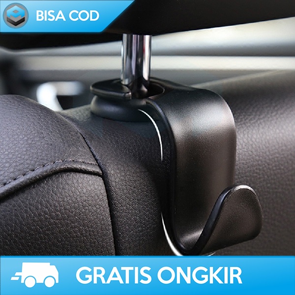 GANTUNGAN HEADREST MOBIL GANTUNGAN HOLDER BARANG CANTELAN KJURSI MOBIL