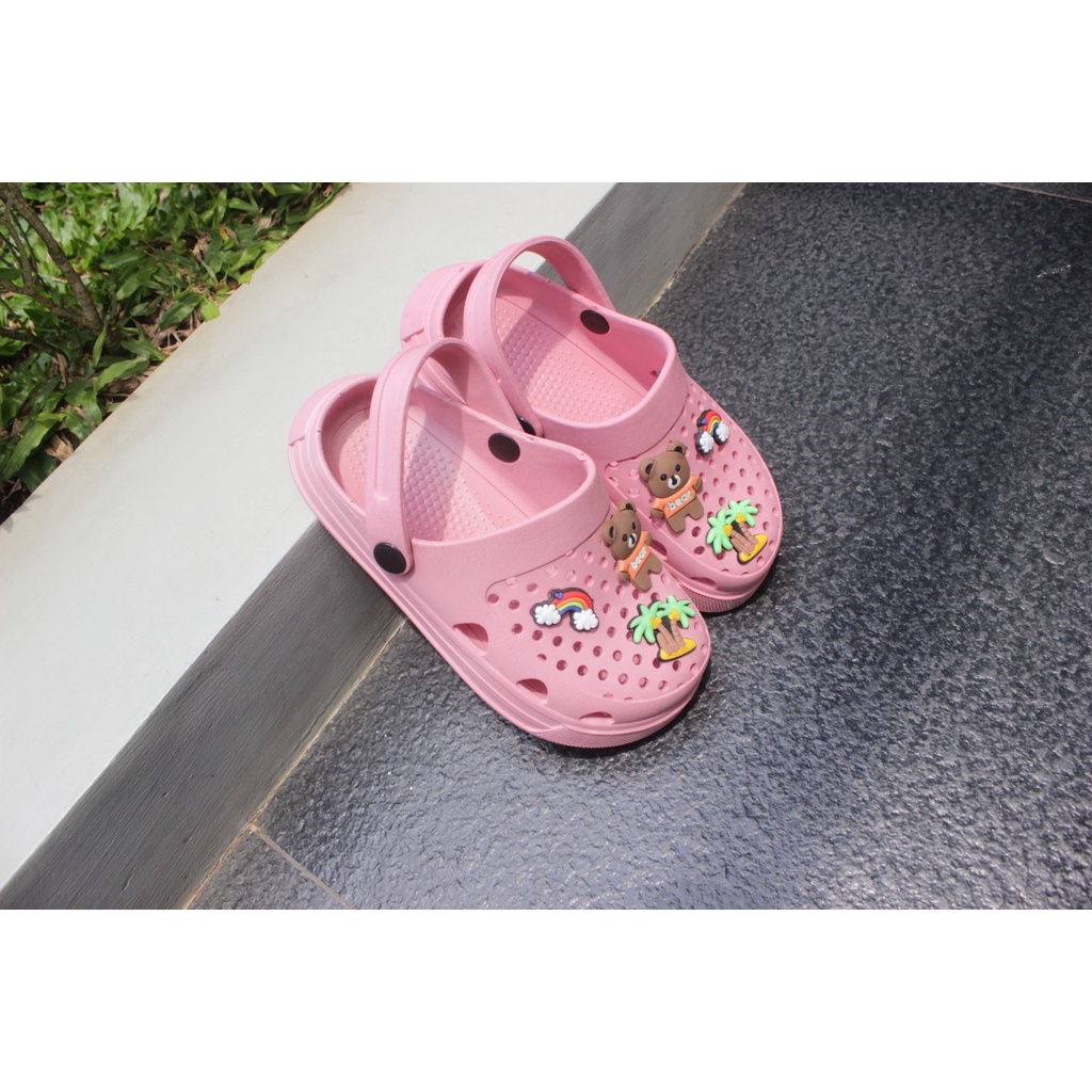 Sandal Baim Anak Perempuan Kekinian| YUTU-5561 bahan karet lentur dan ringan