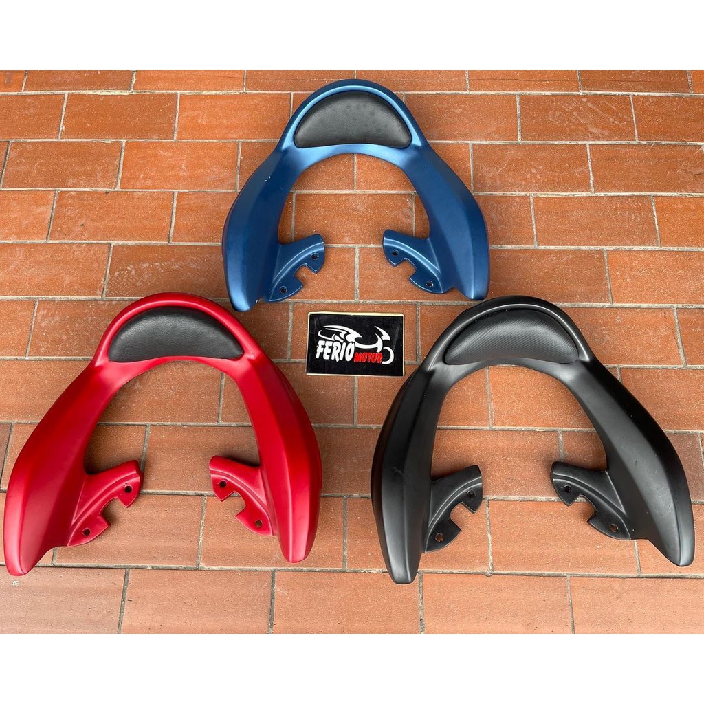 Sandaran Jok Motor Nmax New Sandaran Belakang hitam merah biru