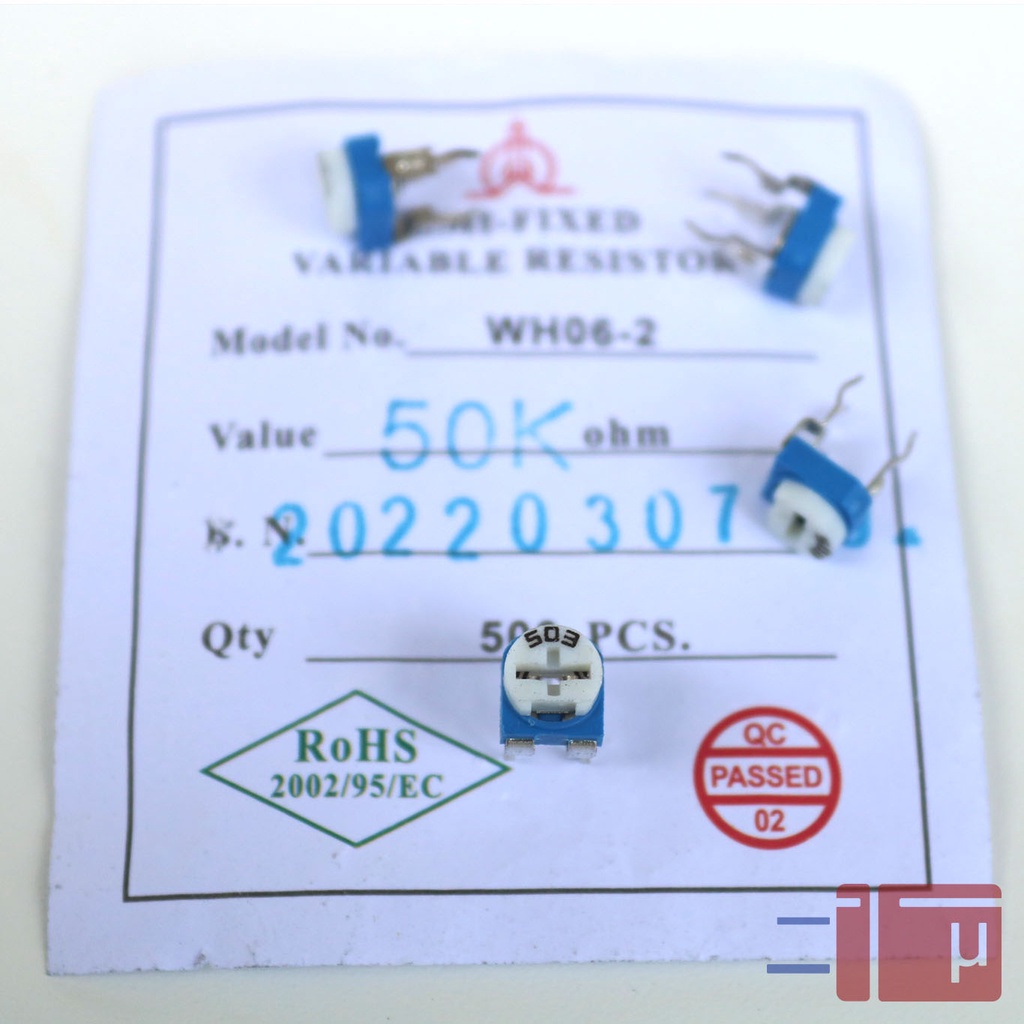x10 Trimpot VR 503 50K Variable Resistor