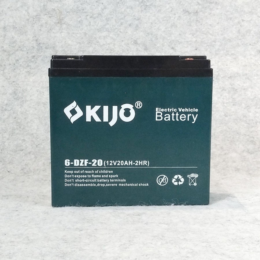 BATTERY KERING or Aki Selis KIJO 12v 20ah Motor Listrik 6DZF20