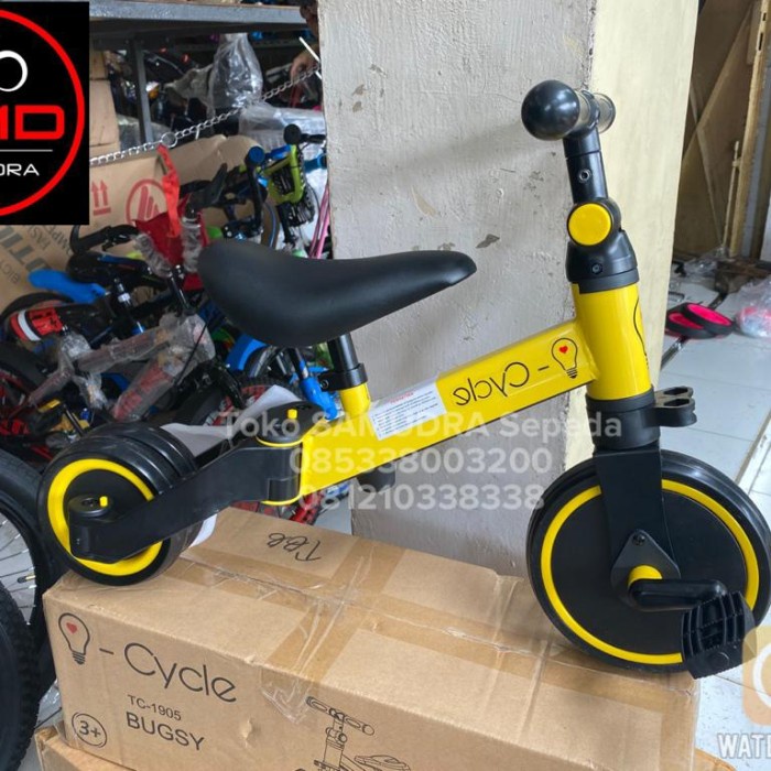 Best Seller Sepeda Anak Balance Bike/Push Bike I-Cycle Bugsy Murah Bdg