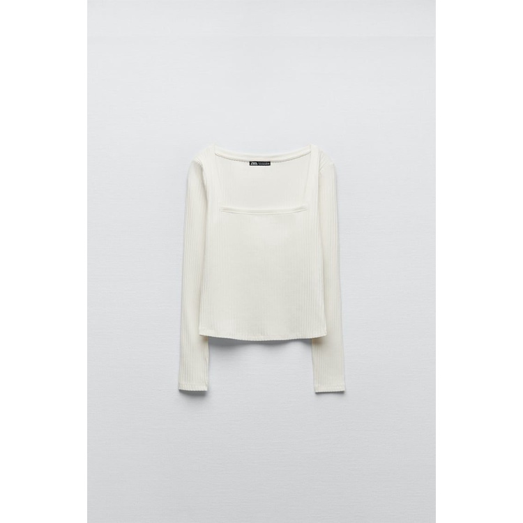 Zara Square Neck Shirt